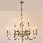 Waegnuvyn Traditional Candle  Metal Chandelier