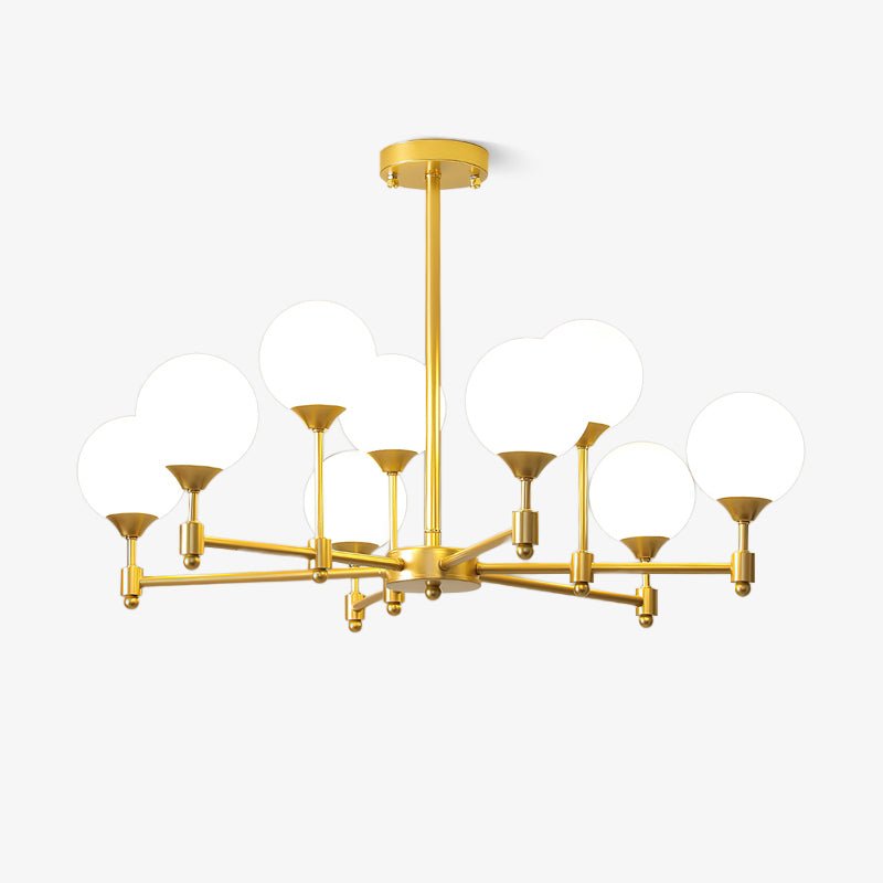 Solara Elegant Glass Chandelier - Kingsley Beaumont