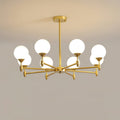 Solara Elegant Glass Chandelier - Kingsley Beaumont