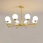 Solara Elegant Glass Chandelier - Kingsley Beaumont