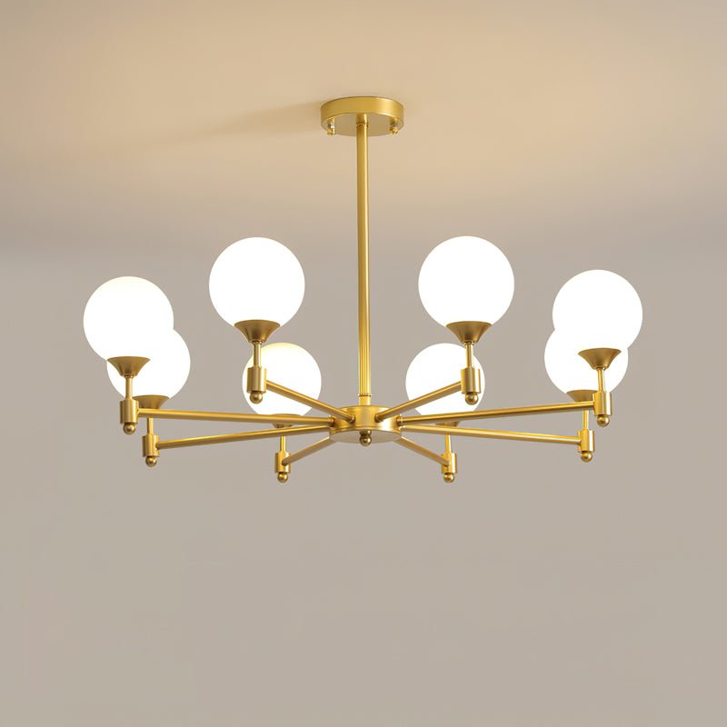 Solara Elegant Glass Chandelier - Kingsley Beaumont