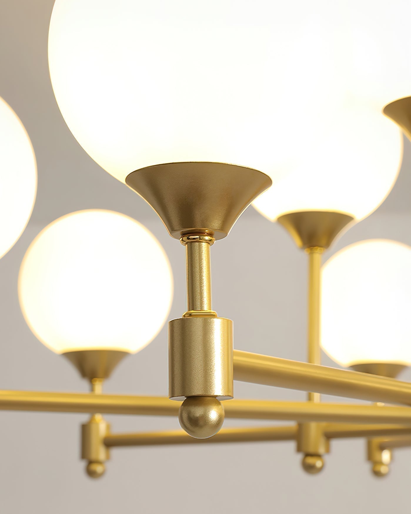 Solara Elegant Glass Chandelier - Kingsley Beaumont