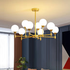 Solara Elegant Glass Chandelier - Kingsley Beaumont