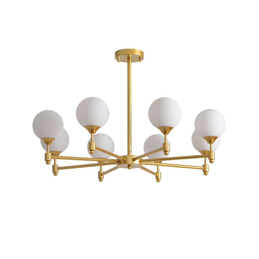 Solara Elegant Glass Chandelier - Kingsley Beaumont