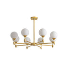 Vatnuvyi Minimalist Globe Glass Chandelier