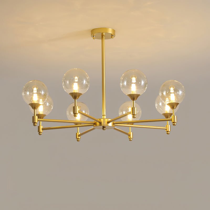 Solara Elegant Glass Chandelier - Kingsley Beaumont