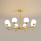 Vatnuvyi Minimalist Globe Glass Chandelier