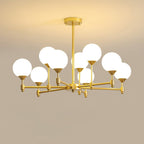 Solara Elegant Glass Chandelier - Kingsley Beaumont
