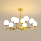 Vatnuvyi Minimalist Globe Glass Chandelier