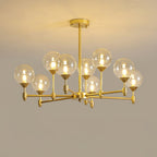 Solara Elegant Glass Chandelier - Kingsley Beaumont