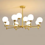 Solara Elegant Glass Chandelier - Kingsley Beaumont
