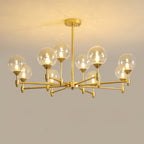 Solara Elegant Glass Chandelier - Kingsley Beaumont