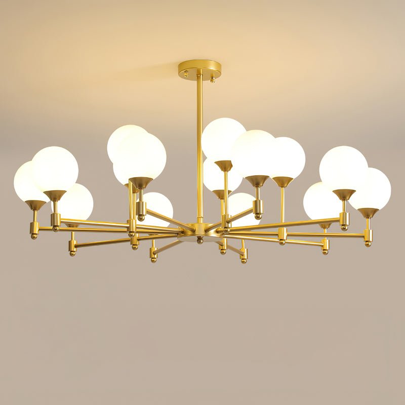 Solara Elegant Glass Chandelier - Kingsley Beaumont