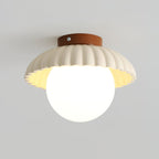 Scallop Glow Flush Mount Ceiling Light