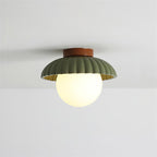 Scallop Glow Flush Mount Ceiling Light