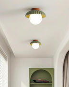 Scallop Glow Flush Mount Ceiling Light