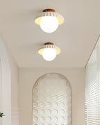 Scallop Glow Flush Mount Ceiling Light