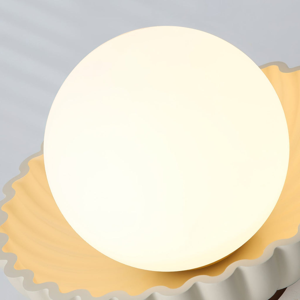 Scallop Glow Flush Mount Ceiling Light