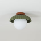Scallop Glow Flush Mount Ceiling Light