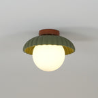 Scallop Glow Flush Mount Ceiling Light