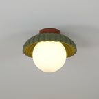 Scallop Glow Flush Mount Ceiling Light