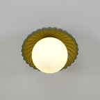 Scallop Glow Flush Mount Ceiling Light