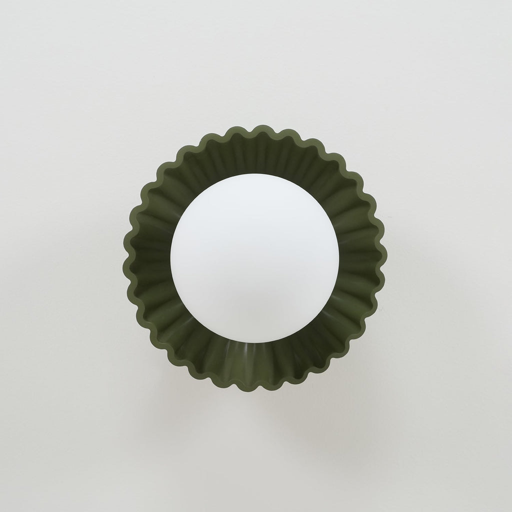 Scallop Glow Flush Mount Ceiling Light