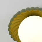 Scallop Glow Flush Mount Ceiling Light