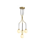 Zoruvyi Modern Minimalist Ball Drop Glass Chandelier