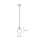 Ornuvyn Modern Minimalist Glass Chandelier