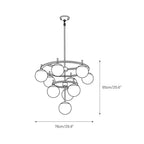 Ornuvyn Modern Minimalist Glass Chandelier