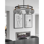 Ornuvyn Modern Minimalist Glass Chandelier