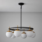 Ornuvyn Modern Minimalist Glass Chandelier