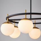 Ornuvyn Modern Minimalist Glass Chandelier