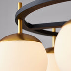 Ornuvyn Modern Minimalist Glass Chandelier