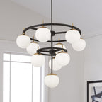 Ornuvyn Modern Minimalist Glass Chandelier