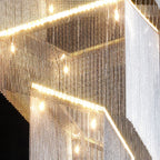 Caeluvyn Postmodern Chain Tassel Metal Chandelier