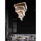 Caeluvyn Postmodern Chain Tassel Metal Chandelier