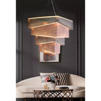 Caeluvyn Postmodern Chain Tassel Metal Chandelier