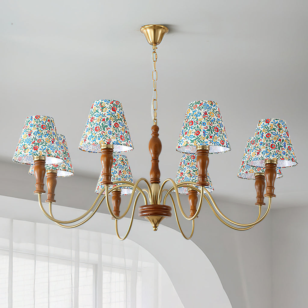 Cassian Chandelier Flower Fabric