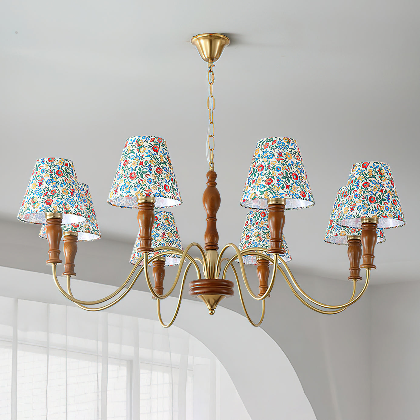 Cassian Chandelier Flower Fabric