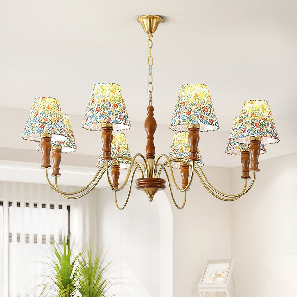 Cassian Chandelier Flower Fabric