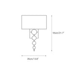 Eirikuvyn Premium Modern Metal Fabric Wall Lamp