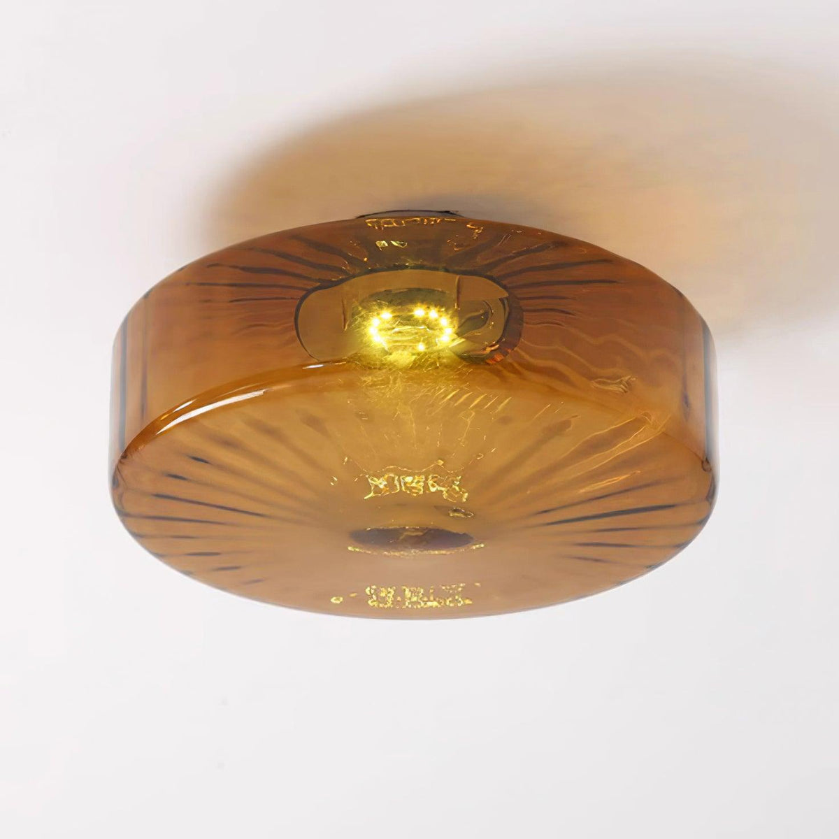 June Amber Glass Ceiling Light - product image 7