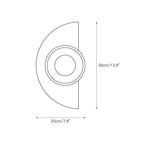 Dvaluvyi Individual Creativity Travertine Wall Lamp