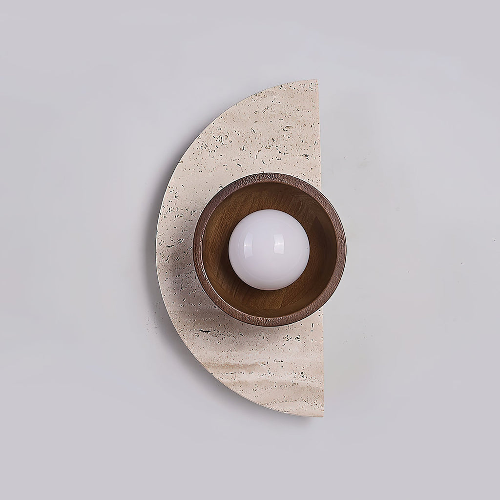Dvaluvyi Individual Creativity Travertine Wall Lamp