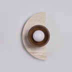 Dvaluvyi Individual Creativity Travertine Wall Lamp