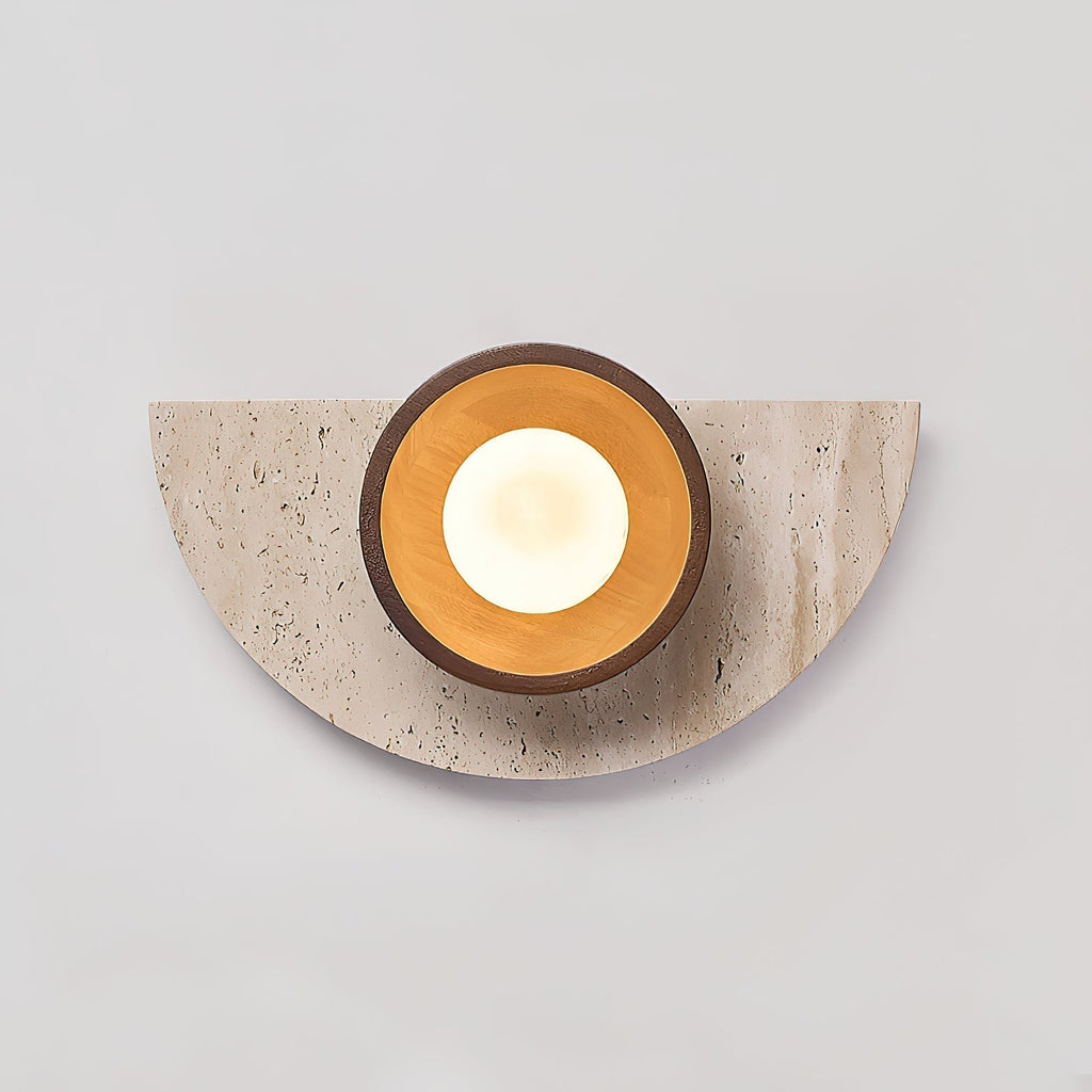 Dvaluvyi Individual Creativity Travertine Wall Lamp