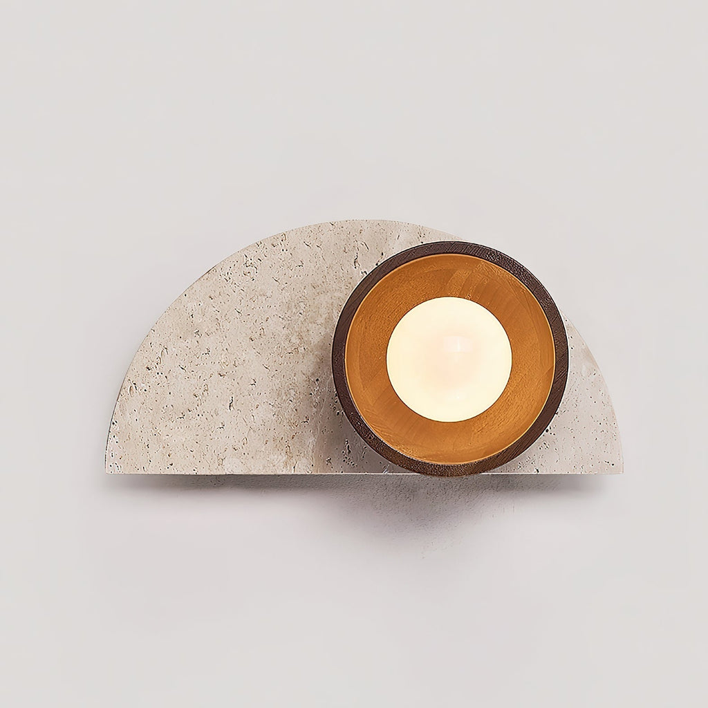 Dvaluvyi Individual Creativity Travertine Wall Lamp