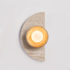Dvaluvyi Individual Creativity Travertine Wall Lamp